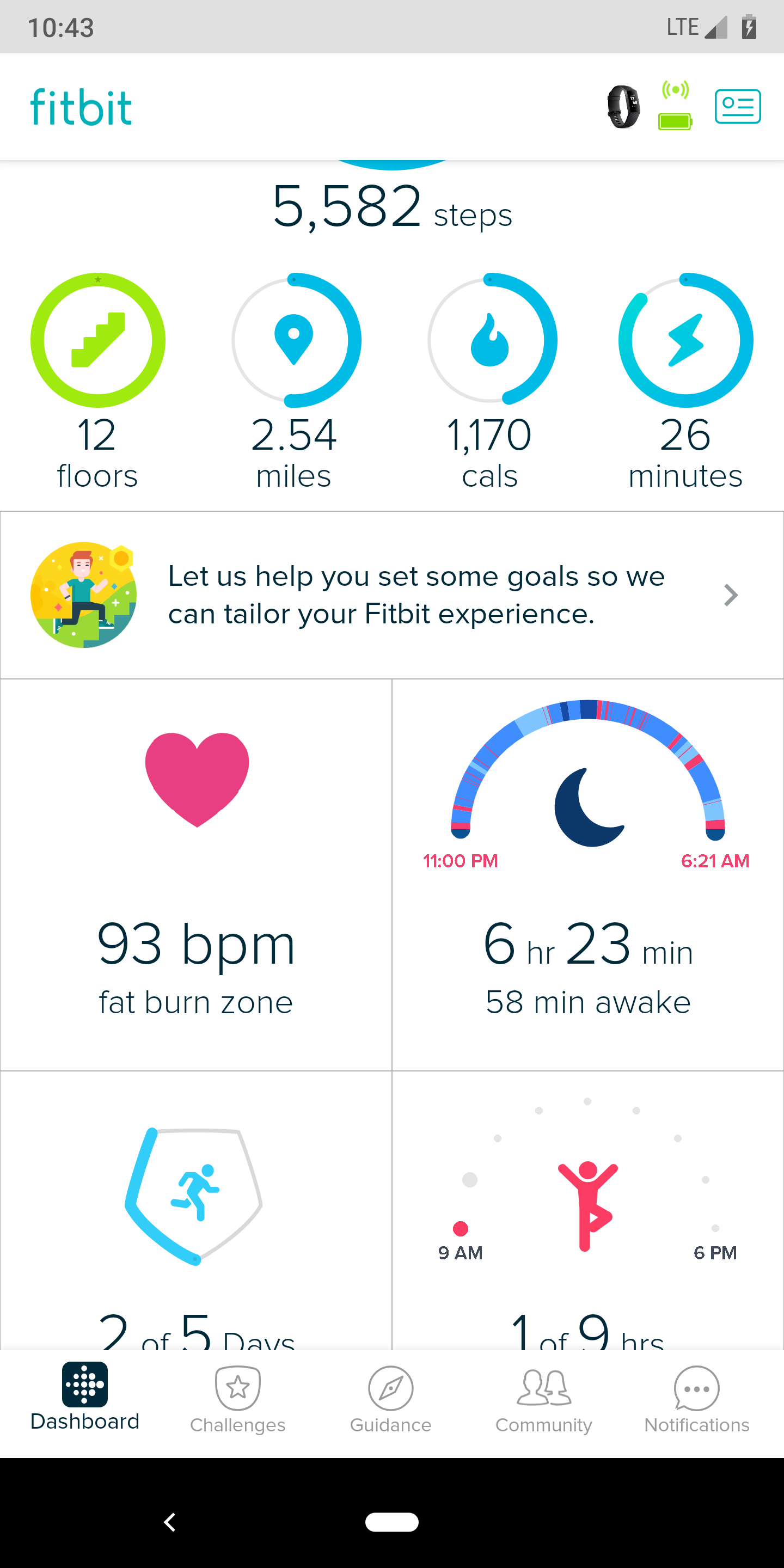 fitbit live heart rate