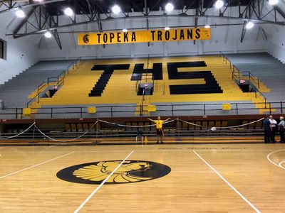 Gym - Where is Scott?  I remember climbing ropes in this place