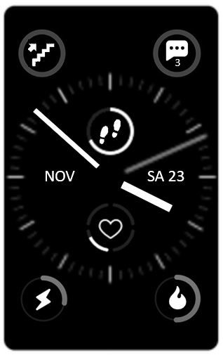 clock faces for fitbit charge 3