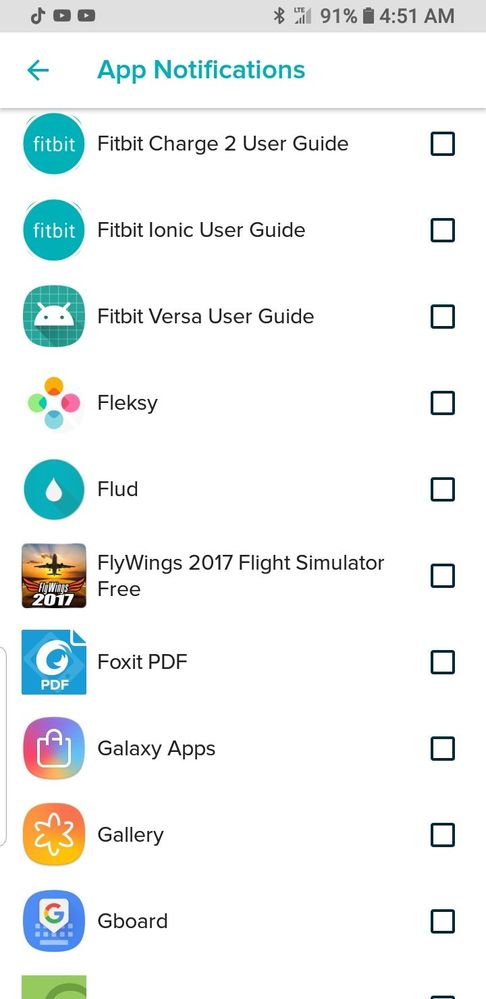 Choose from the list if registered apps