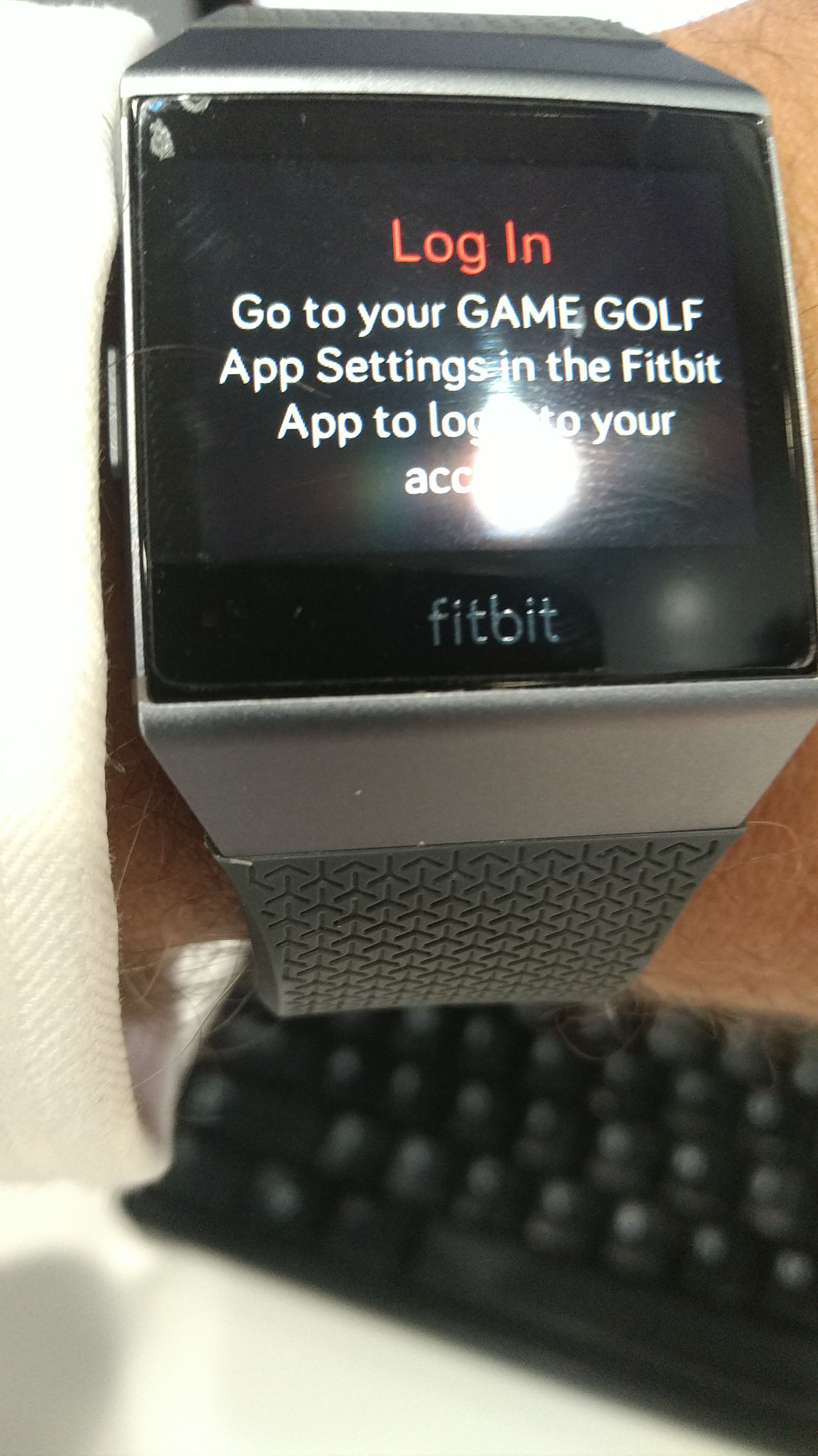 Fitbit ionic golf store gps