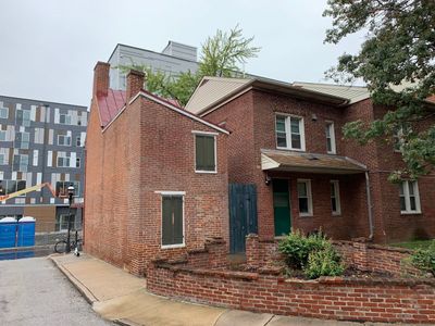 Poe House - Back (left most house)