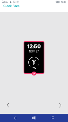 My current Charge 2 face