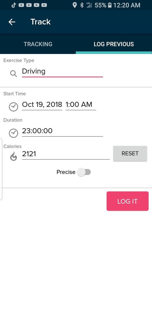 Adding a 23 hour drive starting at 1am