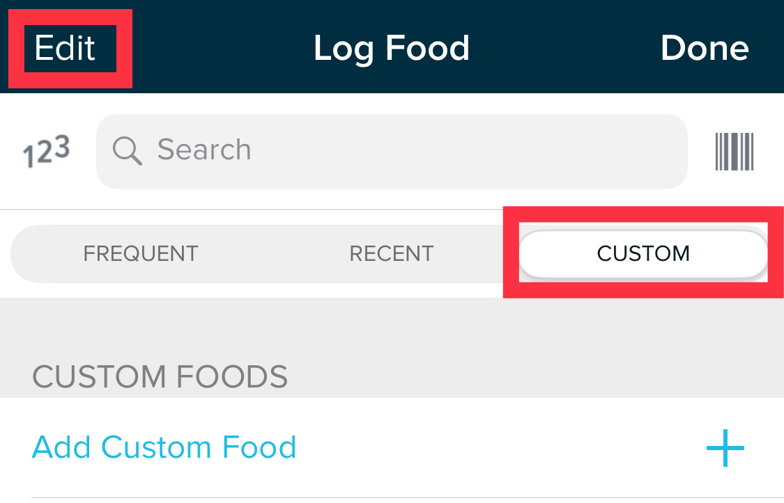 How to Edit Custom Foods? Fitbit Community