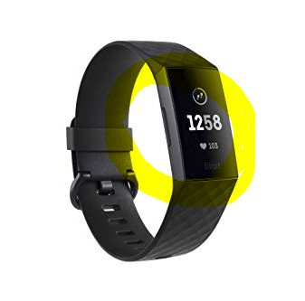 Fitbit with best sale no buttons