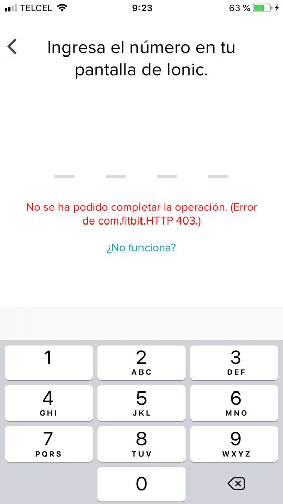 No empareja con ningún dispositivo