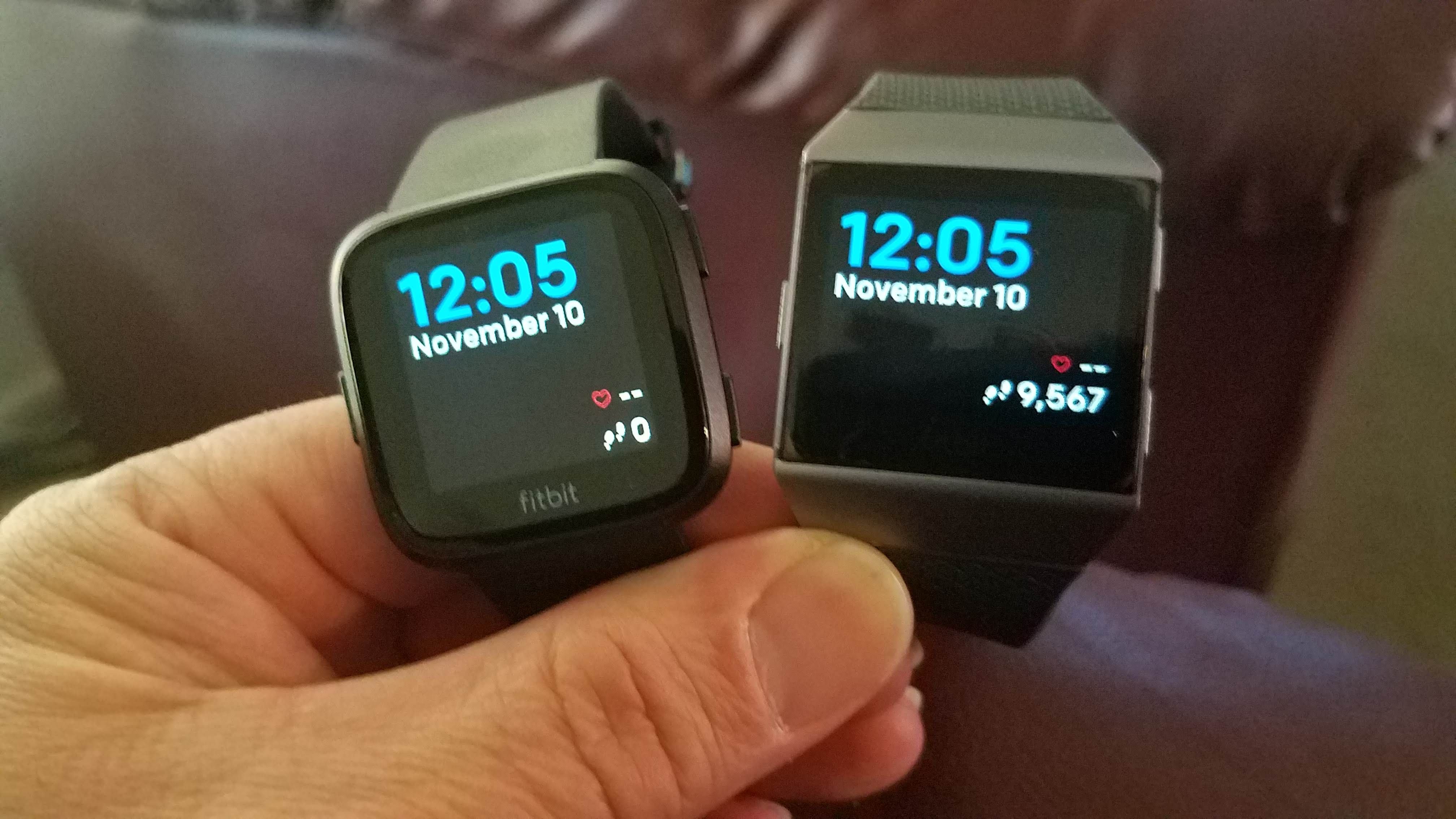 fitbit versa not counting steps