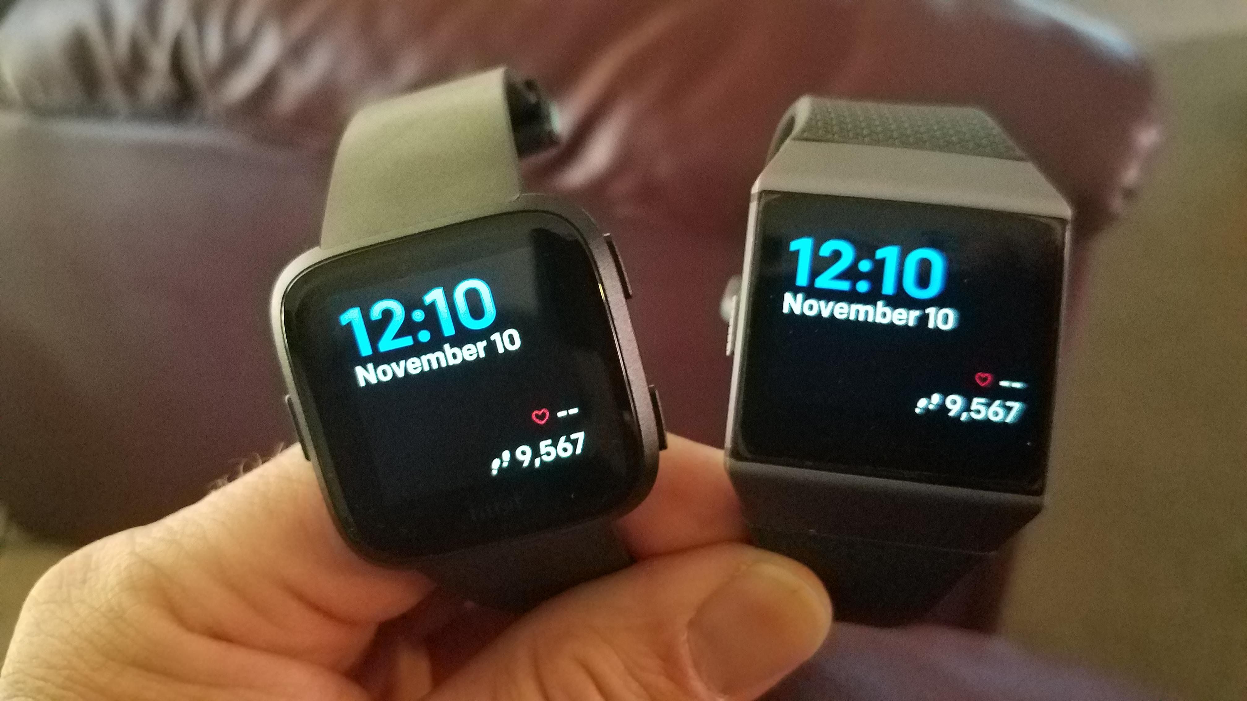 fitbit versa not counting steps