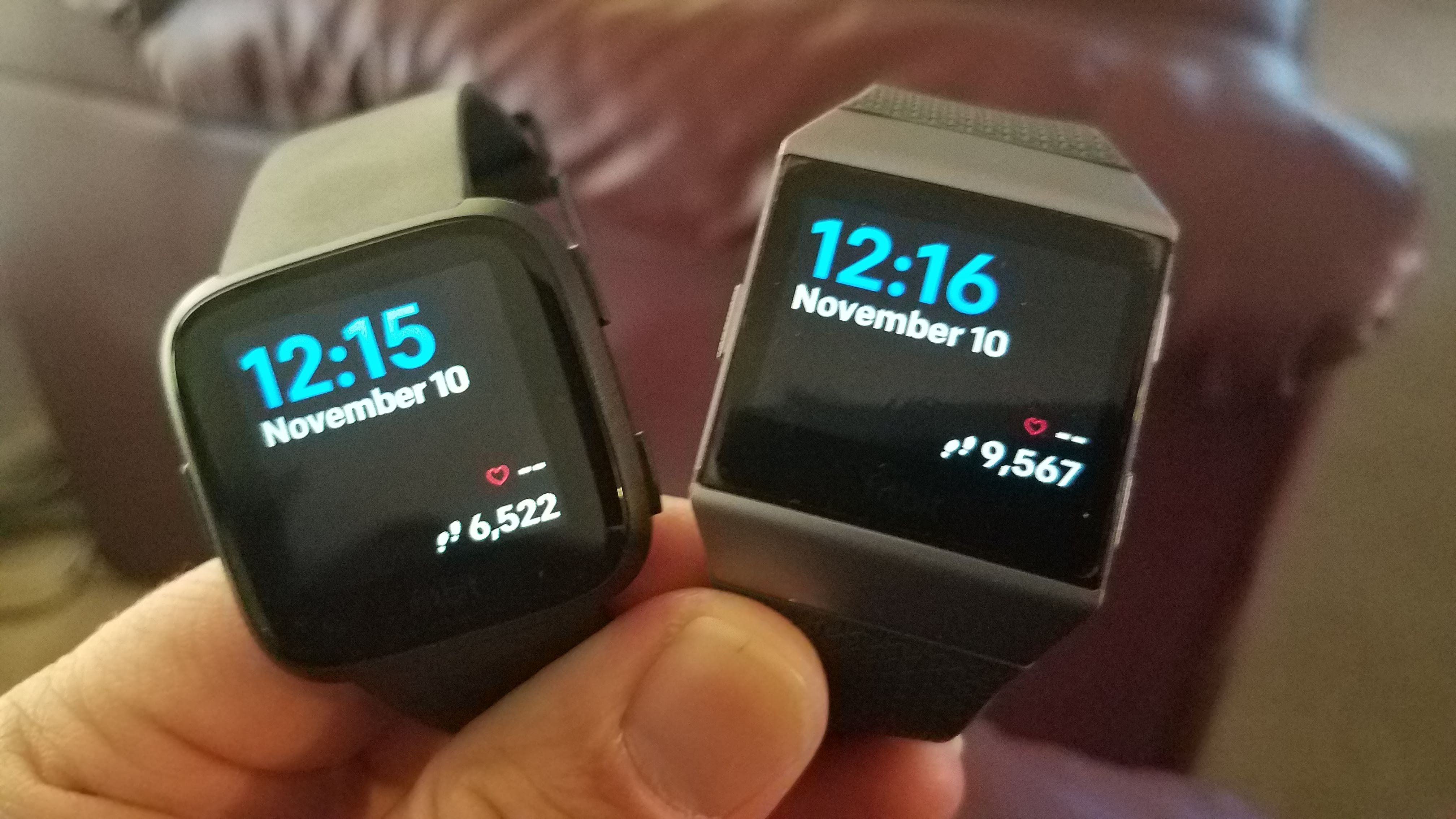 fitbit versa 2 counting too many steps