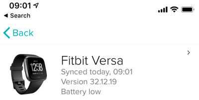 After 12 hours 30 min sync indicating battery low