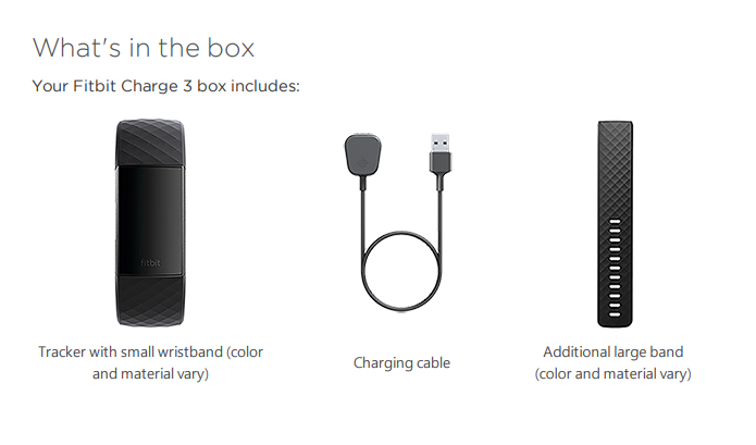 Charge 3 fitbit online charger