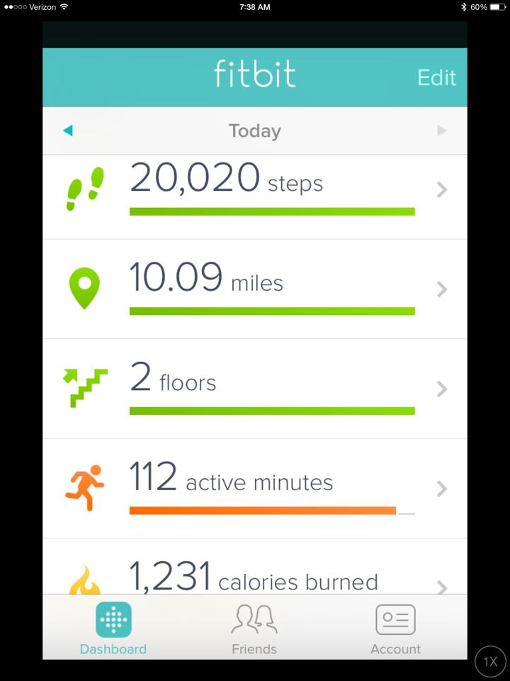 fitbit steps to miles