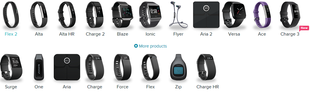 different fitbit chargers