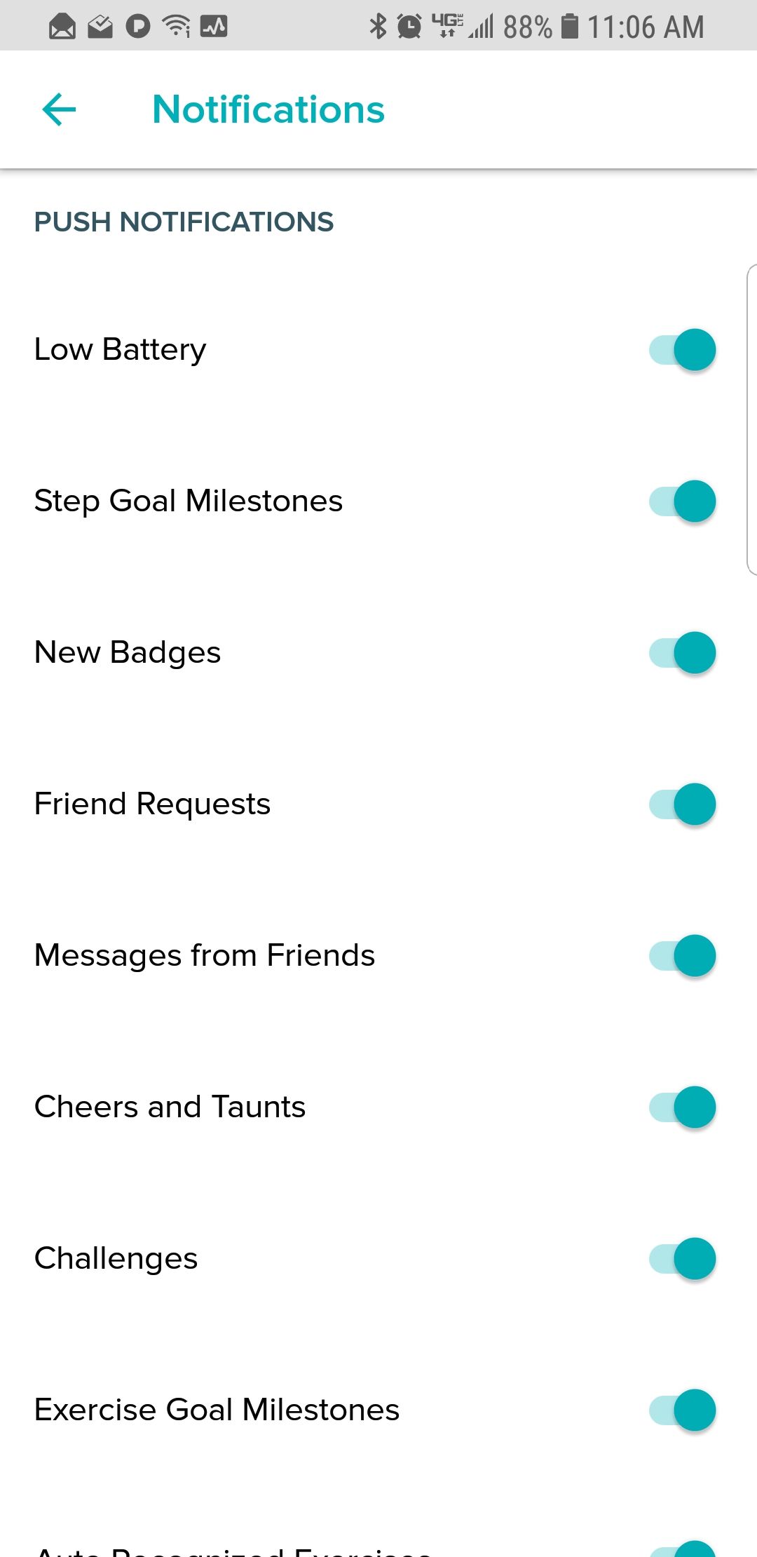 fitbit not receiving texts