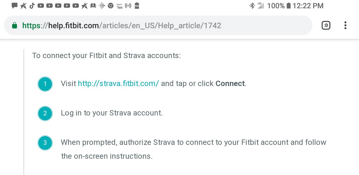 fitbit charge 3 connect to strava