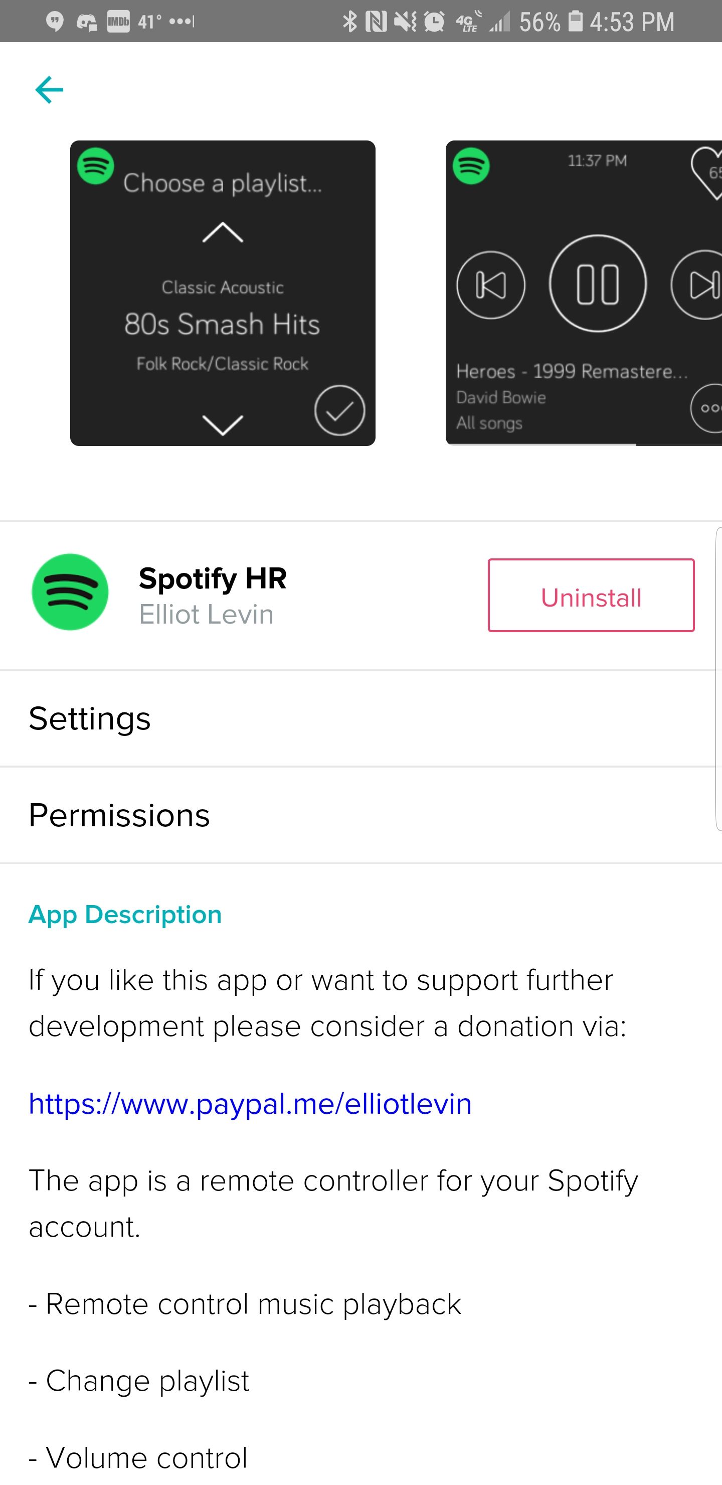 Spotify for Ionic/Versa Fitbit Community