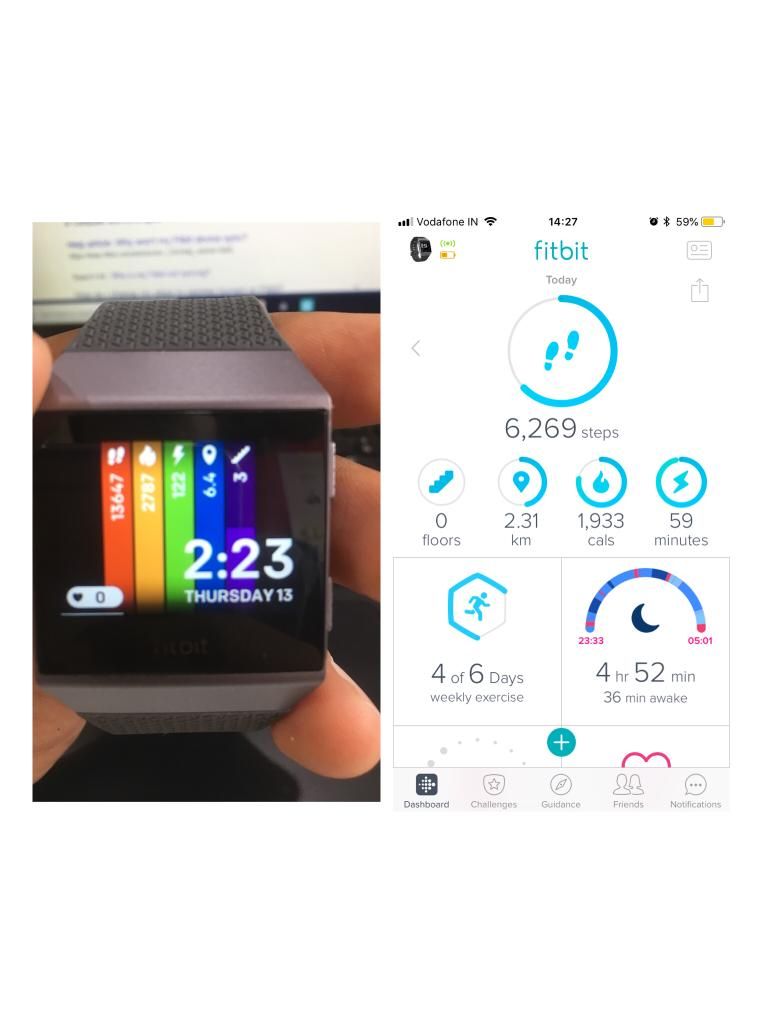 Resetting discount ionic fitbit