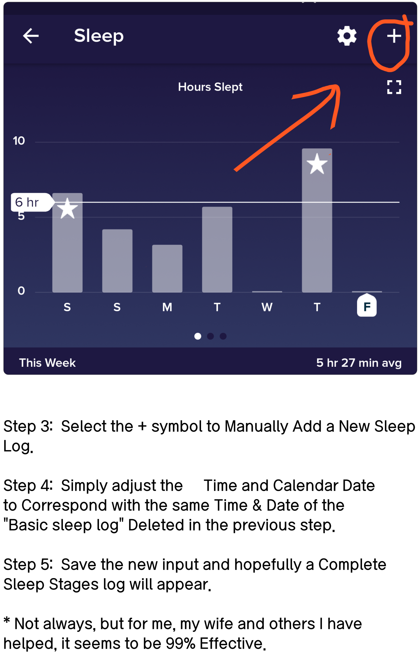 fitbit charge 3 not logging sleep