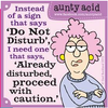 Funny! Aunty Acid must be Maxine's sister!