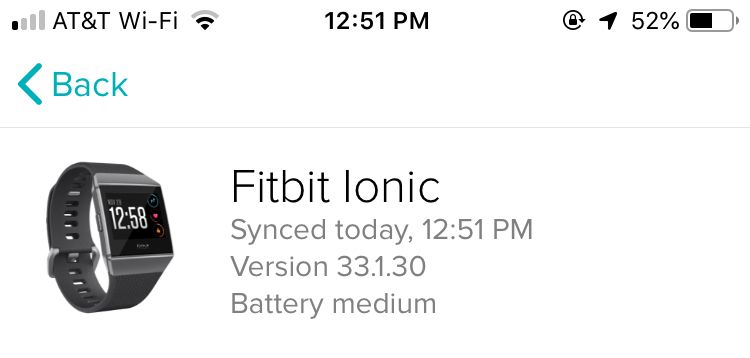 fitbit ionic running pace