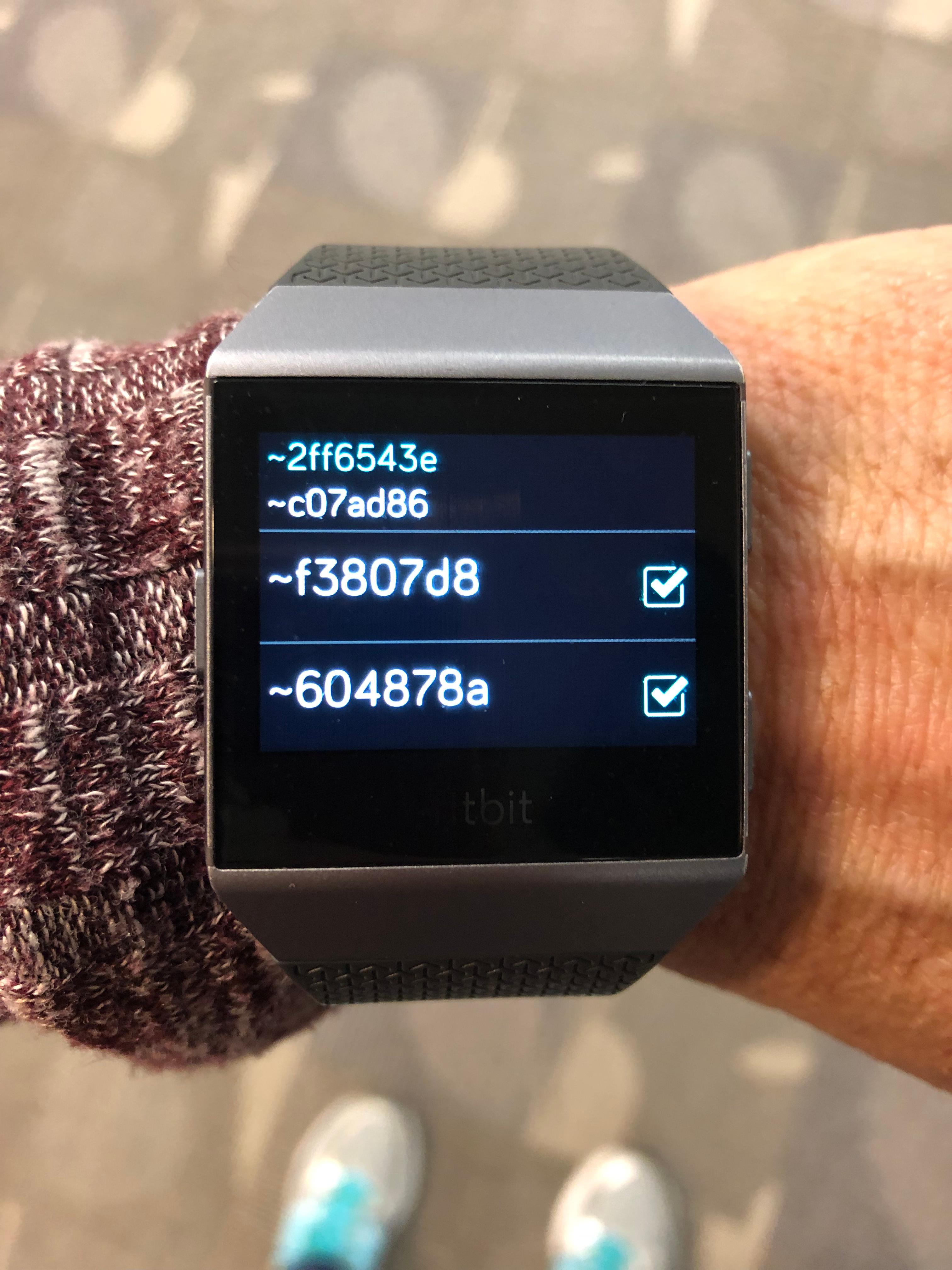 fitbit ionic not updating