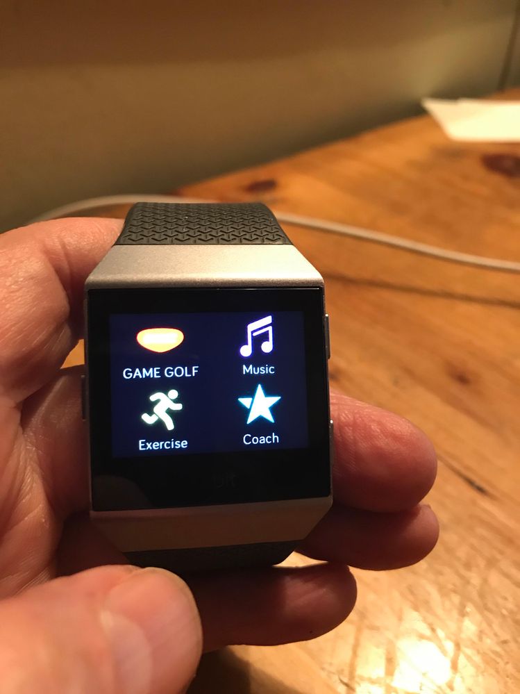 fitbit golf yardage