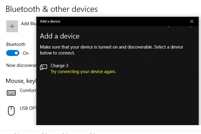 Charge 3 compatibility with Windows 10 