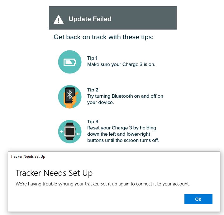 fitbit charge 3 firmware update