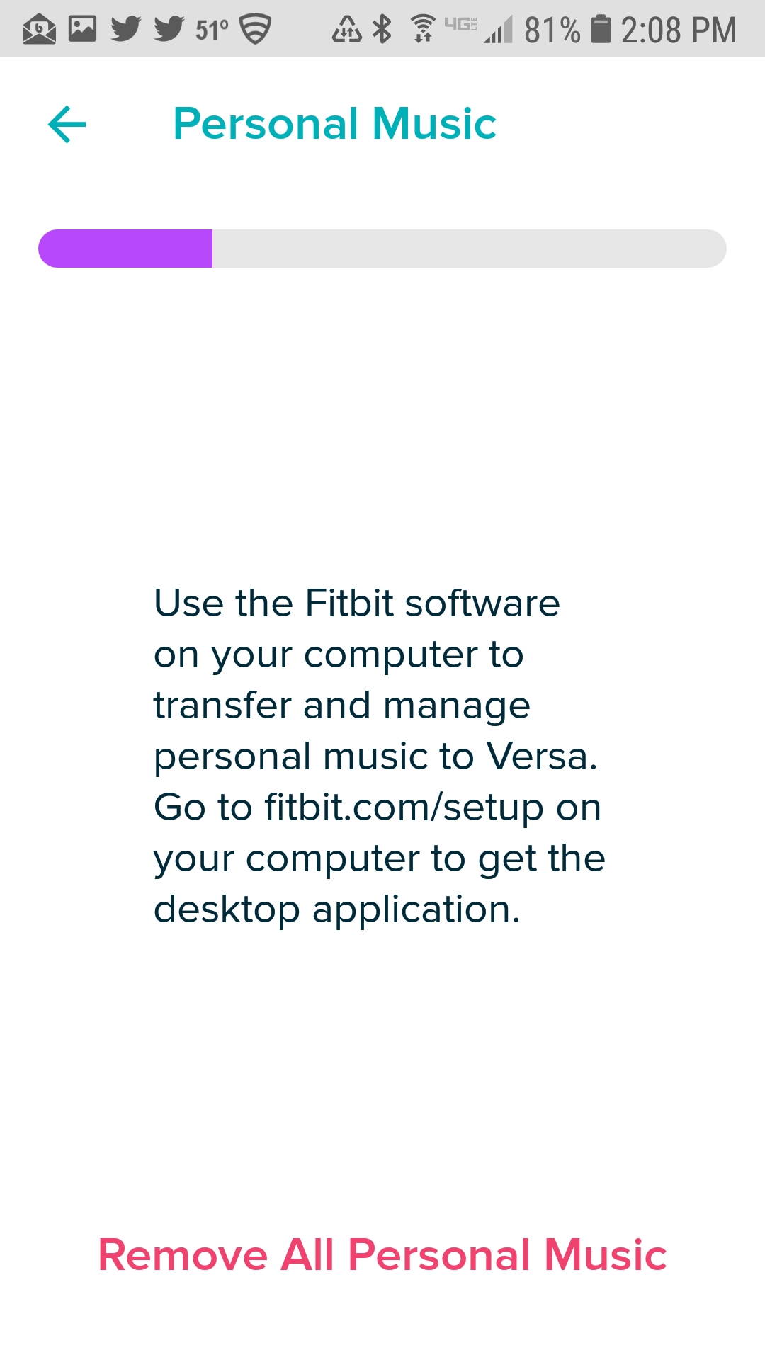 how to transfer music from itunes to fitbit versa 2