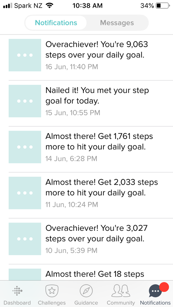 Notifications from June