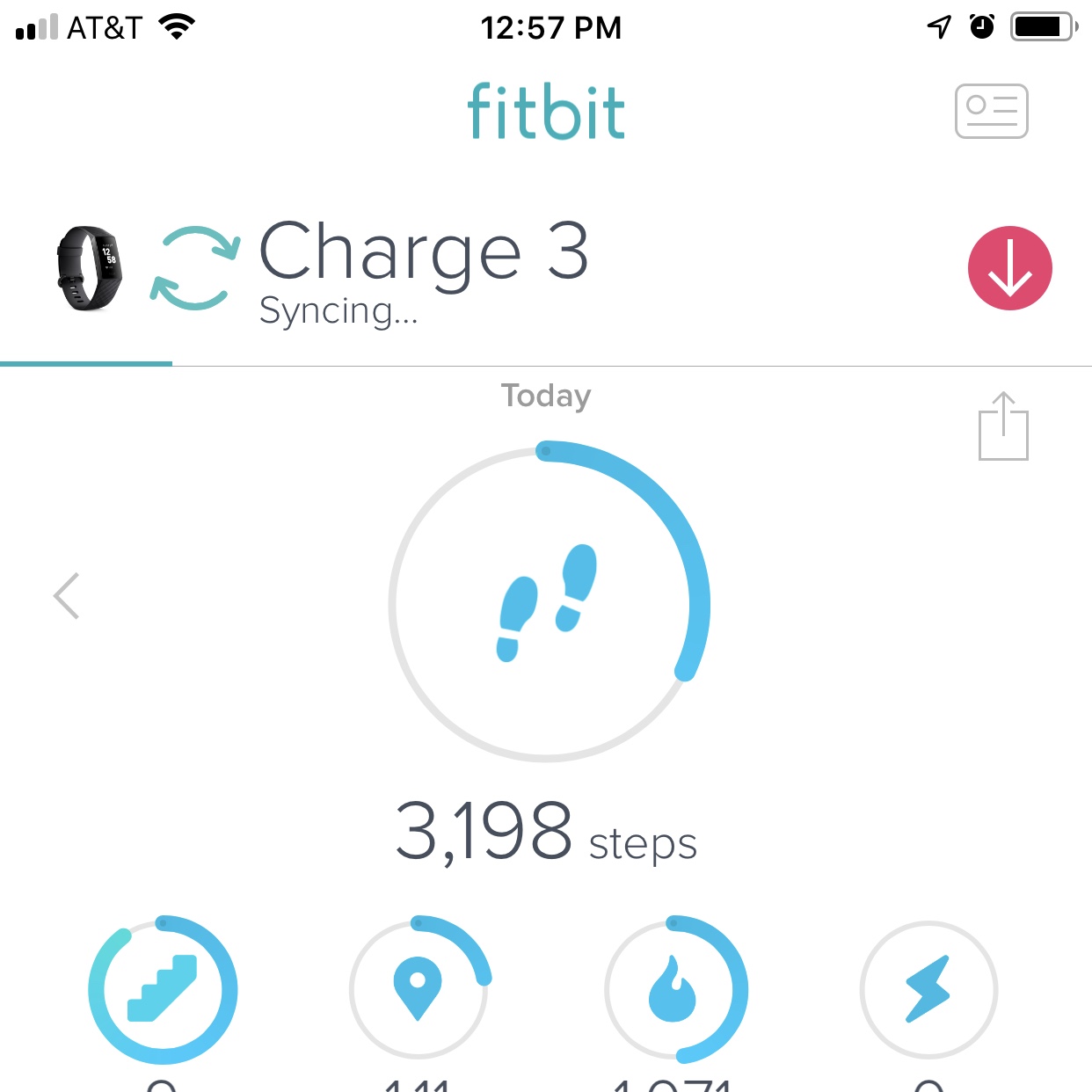 fitbit charge 3 sync with iphone
