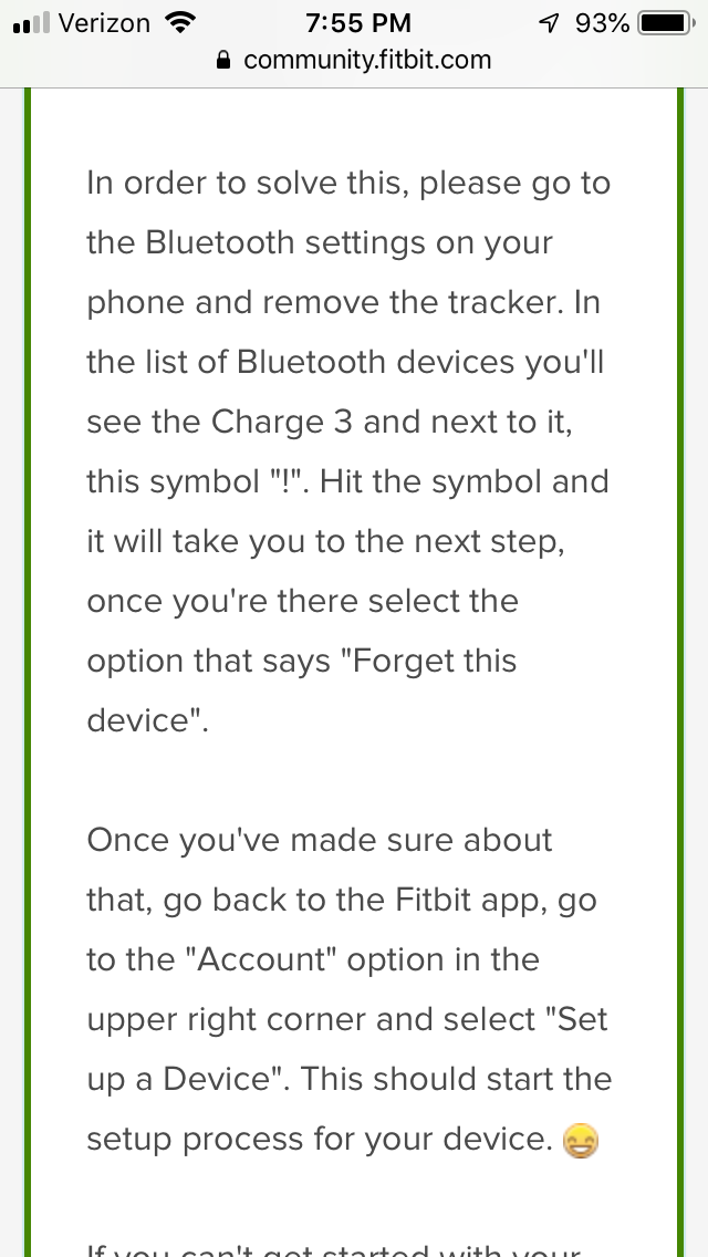 fitbit charge 3 connect to iphone