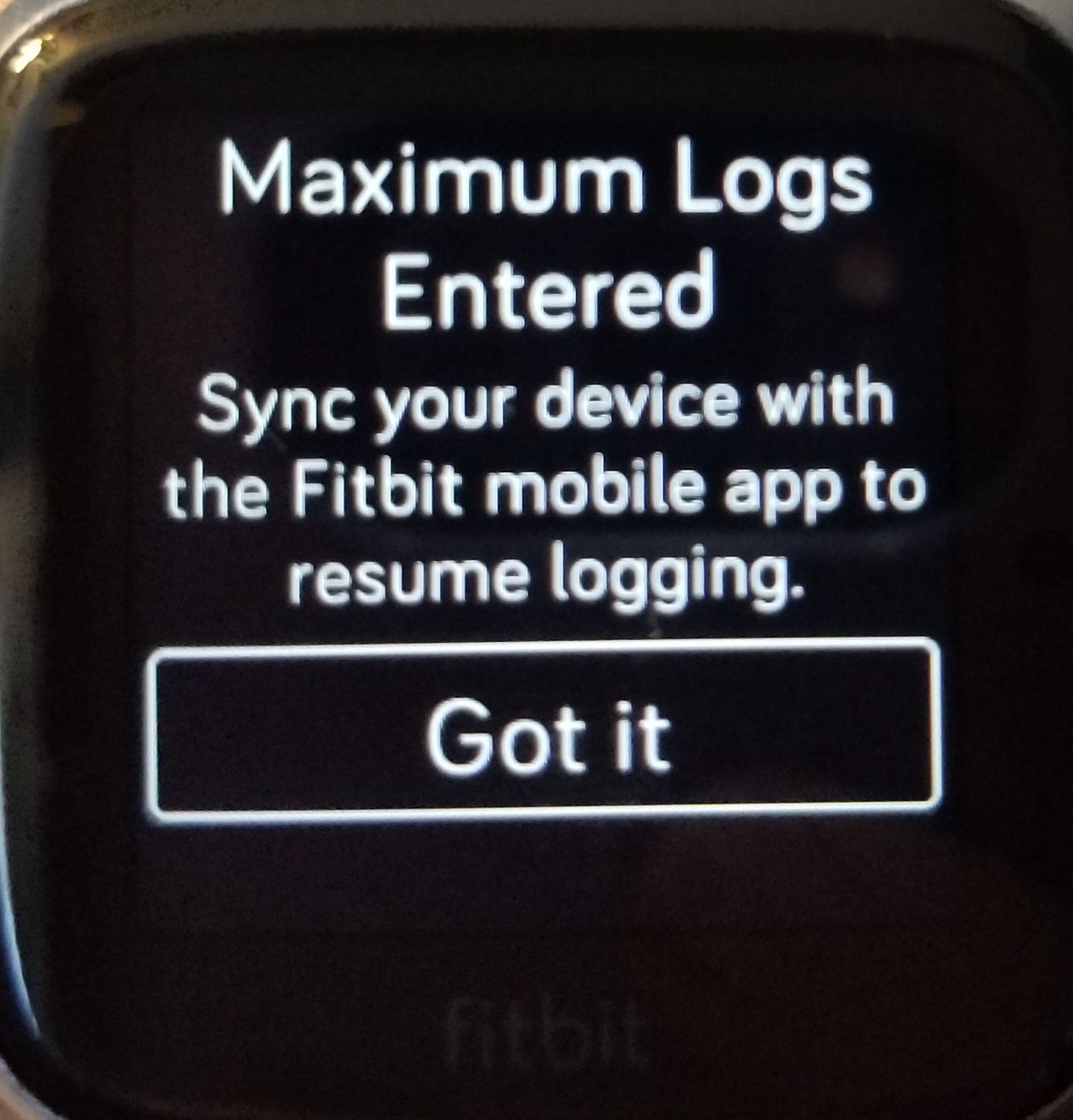 Solved: logged on device doesn't in Fitbit app ... - Fitbit Community