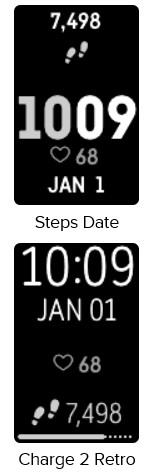 clock faces with heart rate