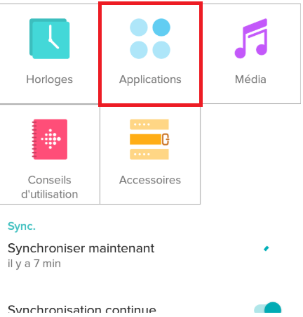 Installation de l application Agenda Fitbit Community