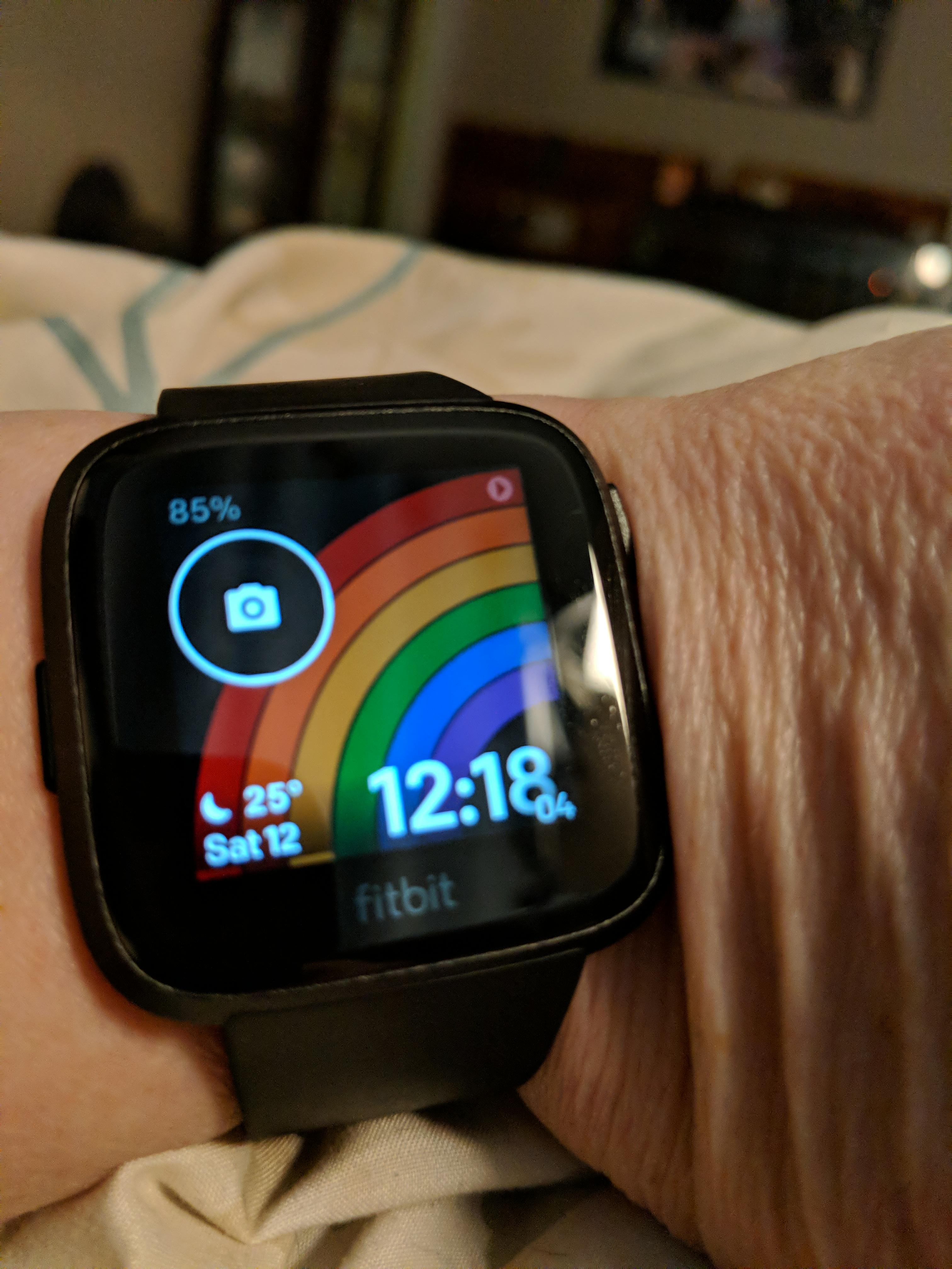 Fitbit cheap camera watch