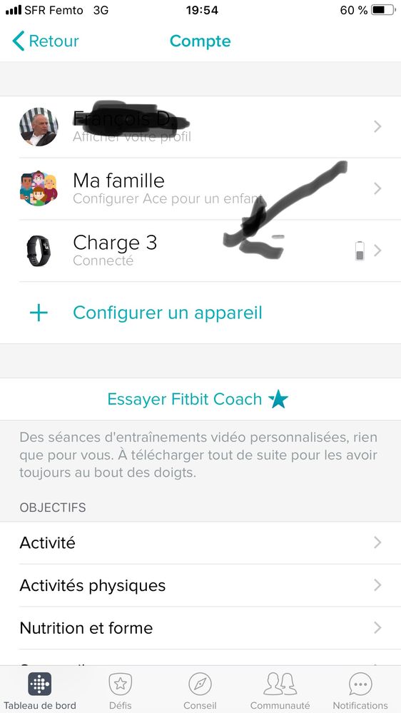 Configurer fitbit charge 3 hot sale