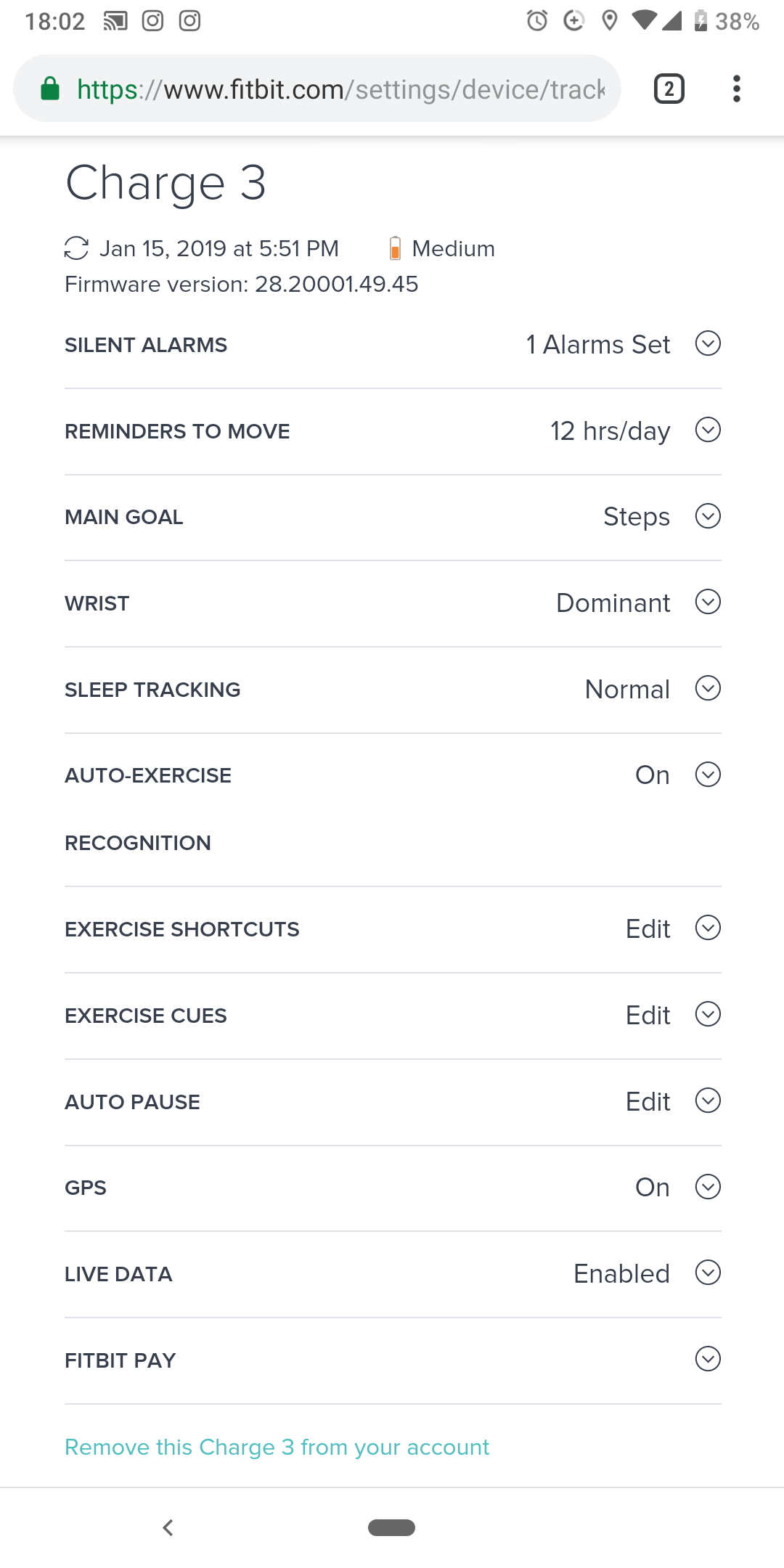 How do I change the heart rate setting? Fitbit Community