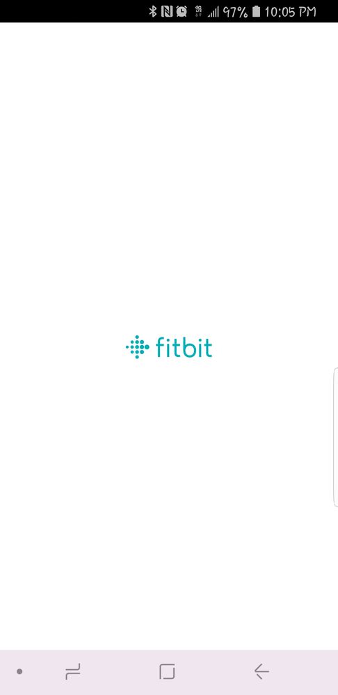 Frozen welcome screen when you leave and come back after seeing blank exercise screen.