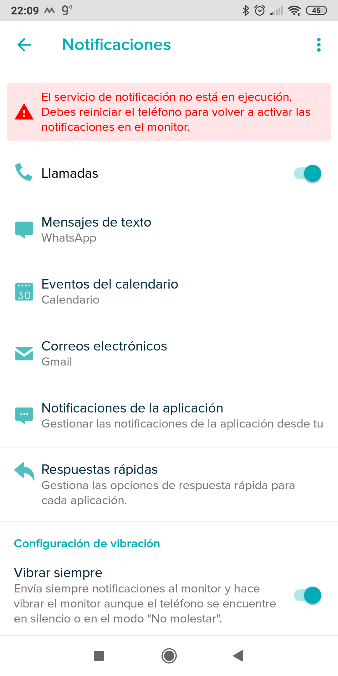 Me sale mensaje el servicio de notificaci n no es Fitbit