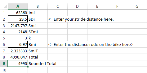 Solved: Counting steps for Cycling 