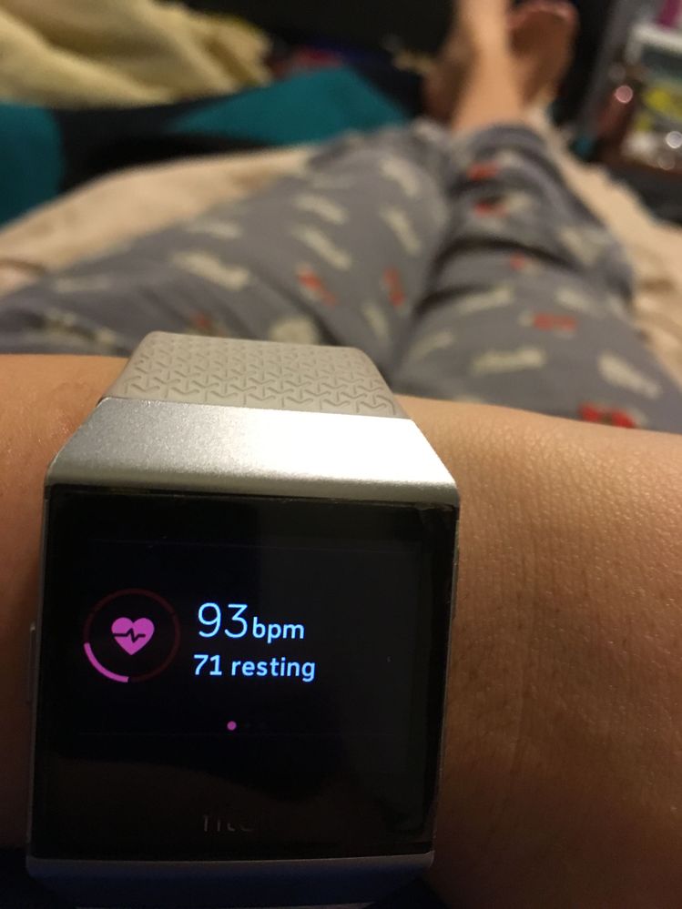 It’s reading my heart rate, but won’t store data