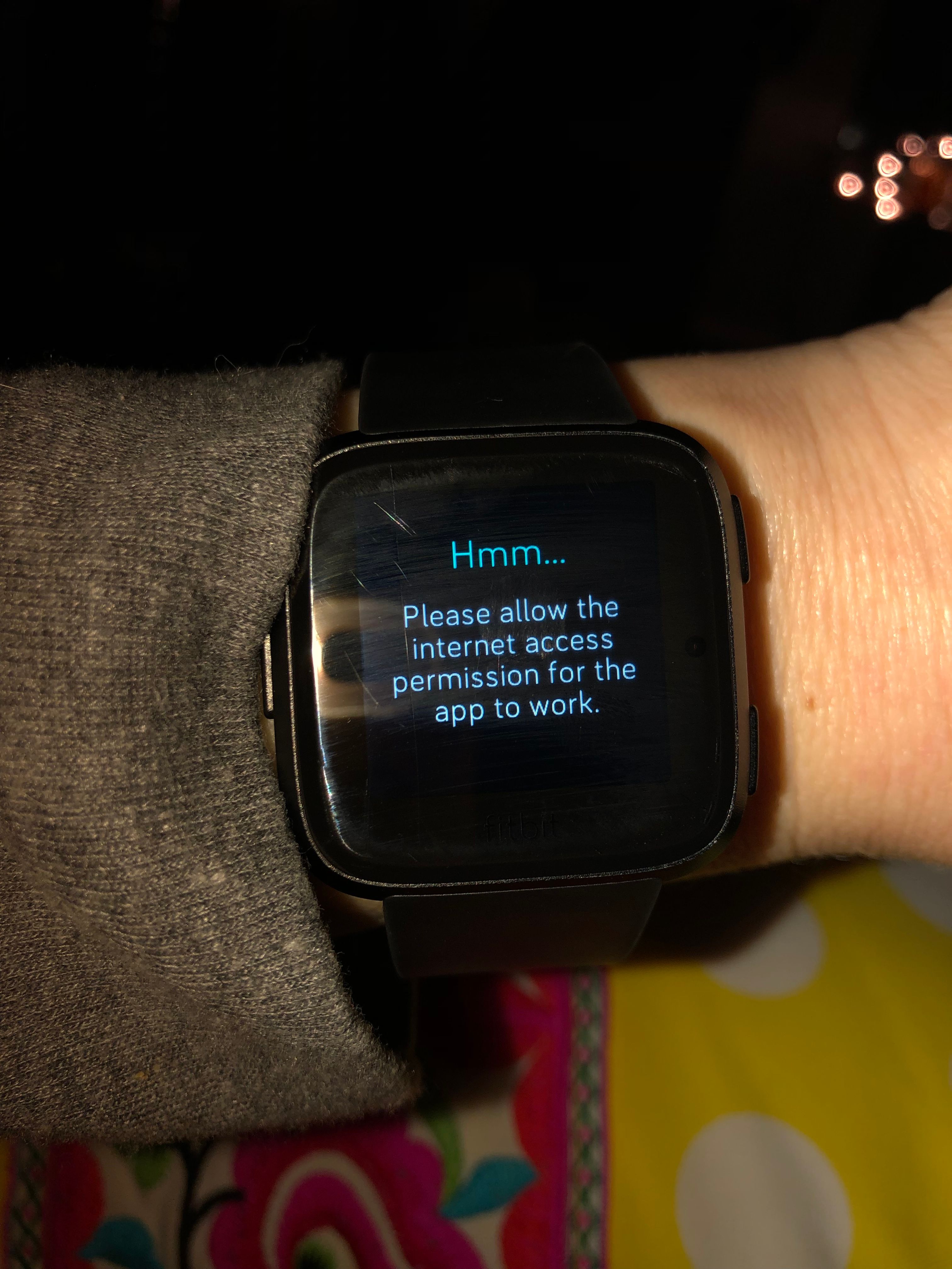 fitbit versa lite not working after factory reset