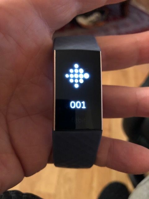 My fitbit charge 3 best sale display is not working