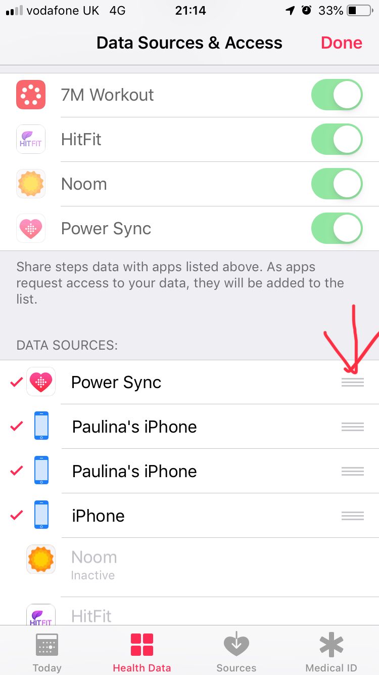 how to connect fitbit to noom on iphone