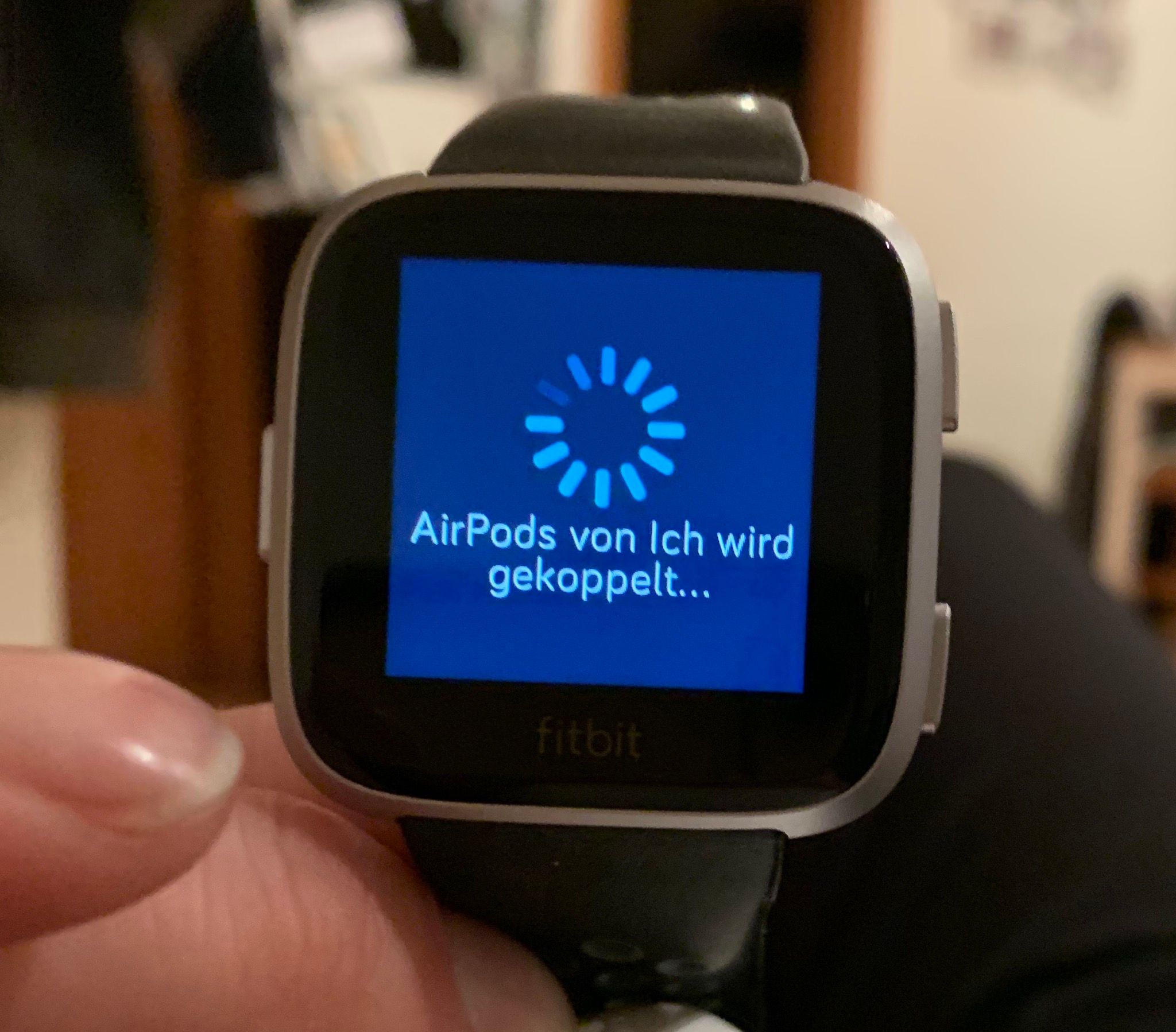 Versa koppelt nicht mit Airpods 