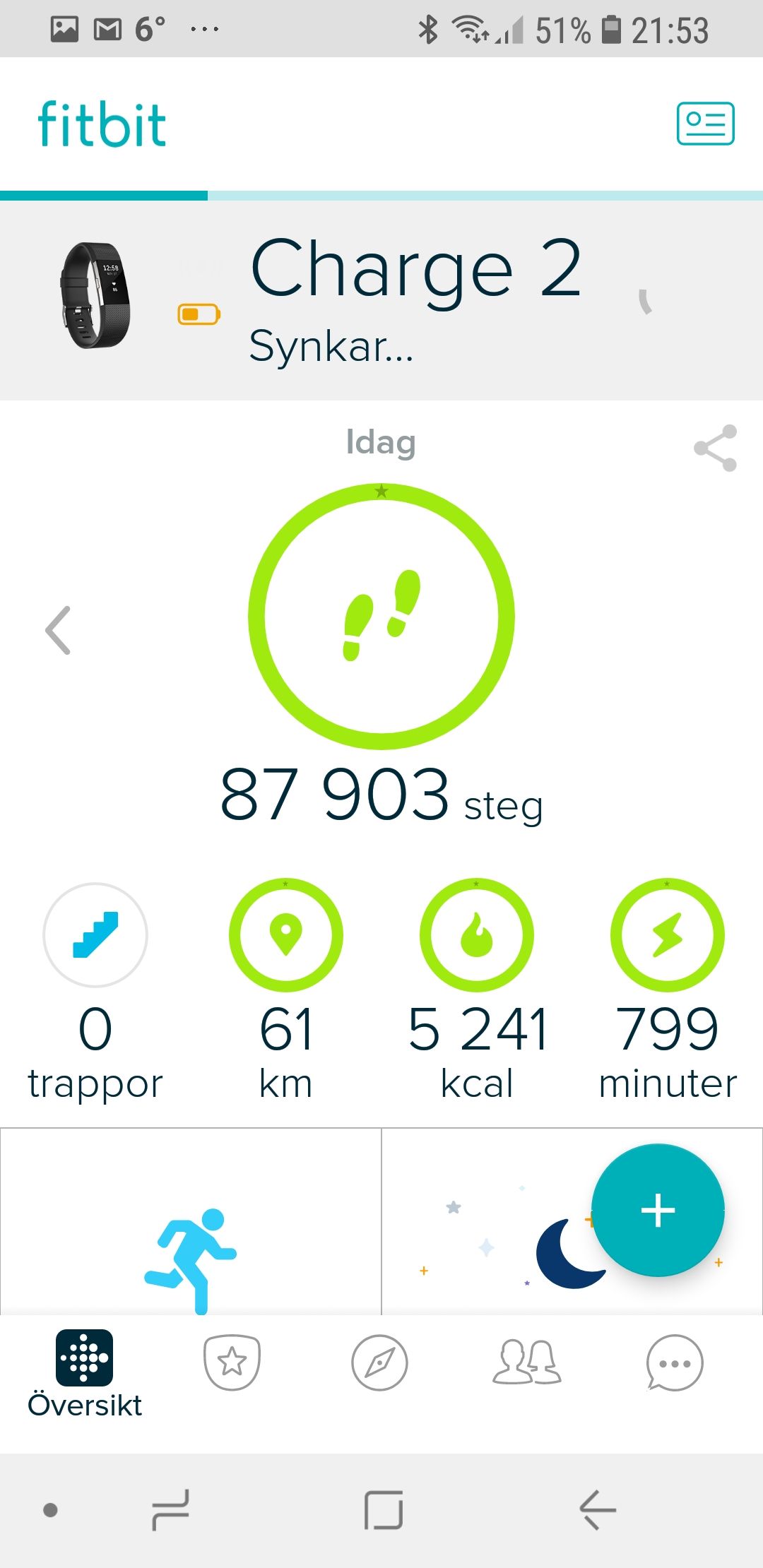 fitbit counting too many steps