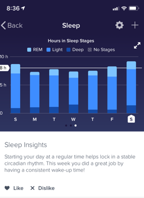 fitbit app 2.87 ios 12.1.4