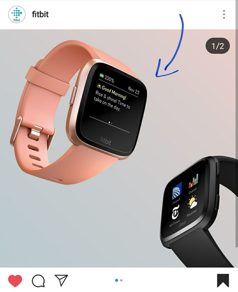 Peach rose deals gold fitbit